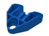 Деталь LEGO Technic Connector Block 3 x 3 Triangular, Голубой