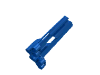 Деталь LEGO Technic, Panel Fairing # 3 Large Long, Large Holes, Side A, Голубой
