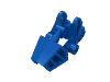 Деталь LEGO Bionicle Foot with Ball Joint Socket 3 x 6 x 2 1/3, Голубой