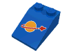 Набор LEGO Slope 33В° 3 x 2 with Classic Space Logo Print, Голубой