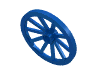 Деталь LEGO Wheel Wagon Huge (43mm D.), Голубой