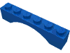 Деталь LEGO Кирпичик-арка 1 x 6, Голубой