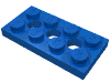Деталь LEGO Пластина Technic 2 x 4, Голубой