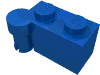 Деталь LEGO Кирпичик шарнирный 1 x 4, Голубой