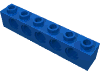 Деталь LEGO Кирпичик Technic 1 x 6, Голубой