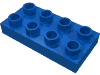 Деталь LEGO Пластина 2 x 4, Голубой
