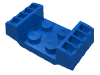 Деталь LEGO Plate Special 2 x 2 with Grills, Голубой