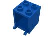 Деталь LEGO Коробка 2 x 2 x 2, Голубой