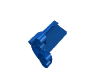 Деталь LEGO Technic Fairing #22 Large Short, Small Hole, Side A, Голубой