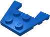 Набор LEGO Wedge Plate 3 x 4 with Stud Notches, Голубой