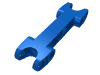 Деталь LEGO Technic, Axle and Pin Connector 2 x 7 with Two Ball Joint Sockets, Голубой
