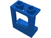Деталь LEGO Window 1 x 2 x 2 Plane, Single Hole Top and Bottom for Glass, Голубой