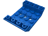 Деталь LEGO Slope Inverted 45° 6 x 4 Double with 4 x 4 Cutout and 3 Holes, Голубой
