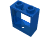 Деталь LEGO Окно плоское переднее 1 x 2 x 2, Голубой