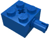 Набор LEGO Brick Special 2 x 2 with Pin and Axle Hole, Голубой