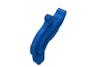 Деталь LEGO Minifig Feather / Plume Triple Point, Голубой