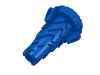 Деталь LEGO Cone Jagged - Power Miners Drill, Голубой