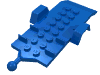 Набор LEGO Vehicle, Trailer Base 4 x 8 Bed, Голубой