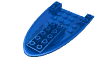 Деталь LEGO Aircraft Fuselage Curved Forward 6 x 10 Bottom, Голубой