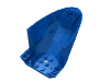 Деталь LEGO Aircraft Fuselage Curved Aft Section 6 x 10 Bottom, Голубой