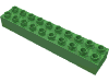 Деталь LEGO Кирпичик Duplo 2 x 10, Ярко-зеленый