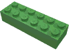 Деталь LEGO Кирпичик 2 x 6, Ярко-зеленый