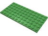Деталь LEGO Пластина 6 x 12, Ярко-зеленый