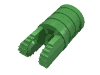Набор LEGO Hinge Cylinder 1 x 2 Locking with 2 Click Fingers and Axle Hole, Ярко-зеленый