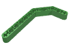 Набор LEGO Technic Beam 1 x 11.5 Double Bent Thick, Ярко-зеленый