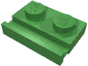 Набор LEGO Plate Special 1 x 2 with Door Rail, Ярко-зеленый