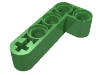 Набор LEGO Technic Beam 2 x 4 L-Shape Thick, Ярко-зеленый