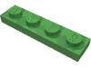 Деталь LEGO Пластина 1 x 4, Ярко-зеленый
