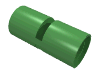 Набор LEGO Technic Pin Connector Round [Slotted], Ярко-зеленый