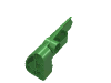 Деталь LEGO Technic, Panel Fairing # 4 Small Smooth Long, Side B, Ярко-зеленый