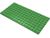Деталь LEGO Пластина 8 x 16, Ярко-зеленый