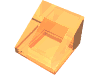 Набор LEGO Slope 30В° 1 x 1 x 2/3 [Cheese Slope], Trans Flame Yellowish Orange