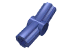 Деталь LEGO Technic Axle and Pin Connector Angled #3 - 157.5°, Сиреневый