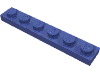 Набор LEGO Plate 1 x 6, Сиреневый