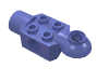 Деталь LEGO Technic Brick Special 2 x 2 with Pin Hole, Rotation Joint Ball Half [Horizontal Top], Rotation Joint Socket, Сине-фиолетовый