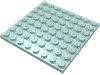 Деталь LEGO Пластина 8 x 8, Морской волны
