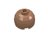Деталь LEGO Brick Round 2 x 2 Dome Top - Blocked Open Stud with Bottom Axle Holder x Shape + Orientation, Медный