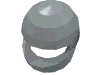 Деталь LEGO Minifig Standard Helmet, Жемчужный светло-серый