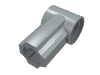 Деталь LEGO Technic Axle and Pin Connector Angled #1, Жемчужный светло-серый