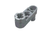 Деталь LEGO Technic Beam 3 x 0.5 Liftarm with Boss and Pin / Crank, Жемчужный светло-серый