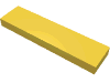 Деталь LEGO Плитка 1 x 4, с пазом, Желтый
