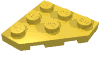 Набор LEGO Wedge Plate 3 x 3 Cut Corner, Желтый