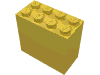 Набор LEGO Brick 2 x 4 x 3, Желтый