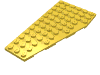 Деталь LEGO Пластина-клин левая 6 x 12, Желтый