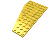 Деталь LEGO Пластина-клин правая 6 x 12, Желтый
