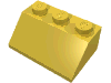 Набор LEGO Slope 45В° 2 x 3, Желтый
